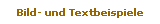Bild- und Textbeispiele